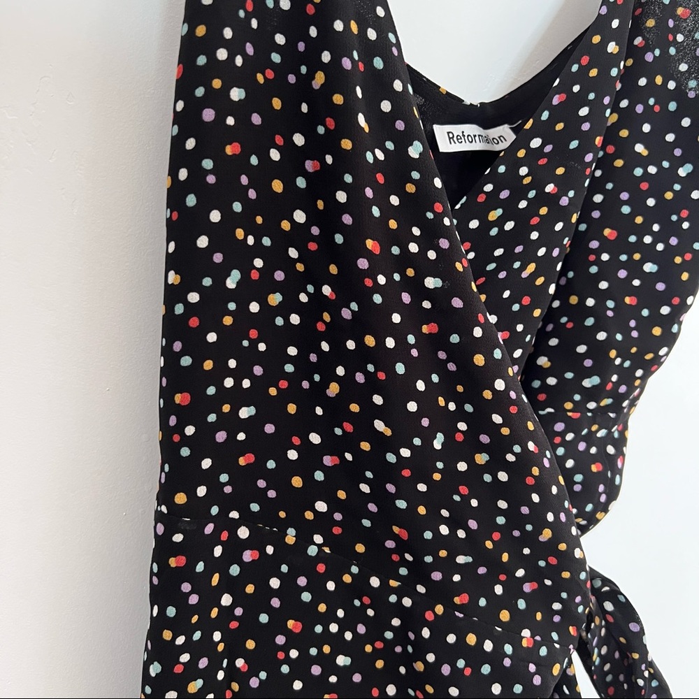 NWOT Reformation Wrap Mini Dress